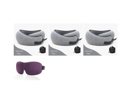 Travel Neck Pillow Cushion Durable U-Shaped Memory.