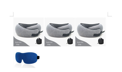 Travel Neck Pillow Cushion Durable U-Shaped Memory.