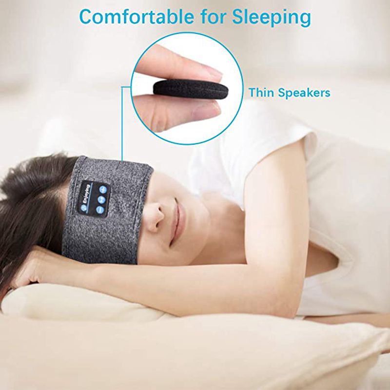 Wireless Bluetooth Sleeping Headphones Headband & Comfortable Eye Mask.