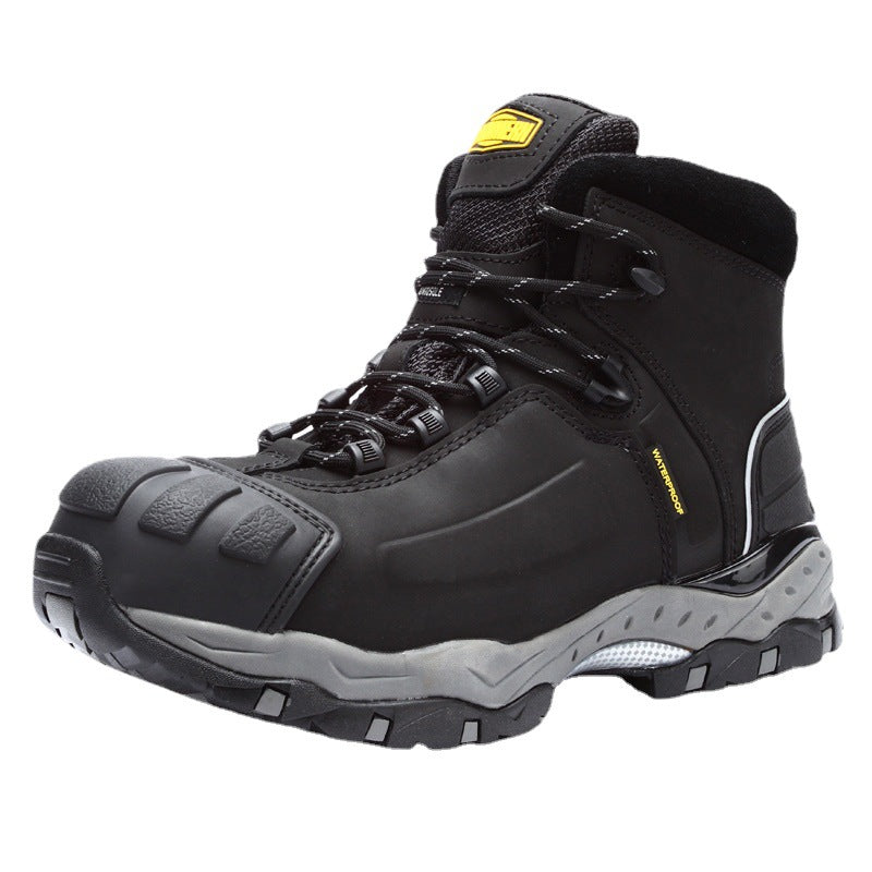 Rubber Top Steel Toe Shoes.