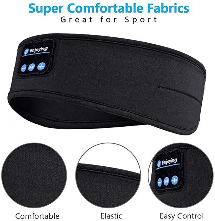 Wireless Bluetooth Sleeping Headphones Headband & Comfortable Eye Mask.