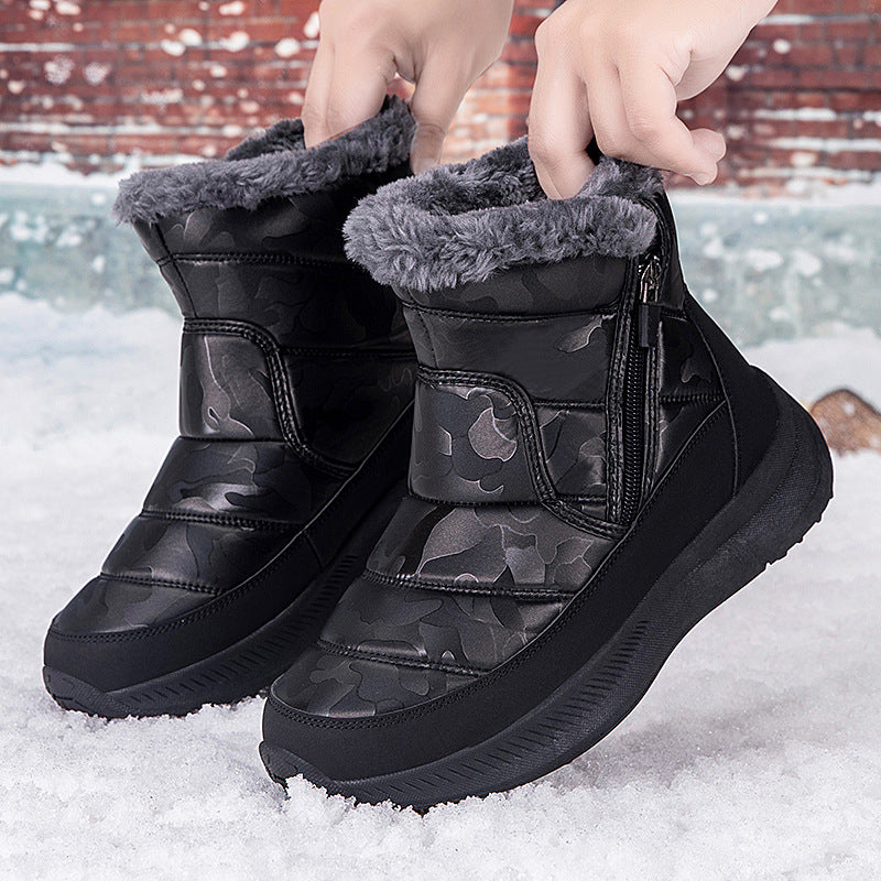 Winter Shoes With Extra Fleece Lining For Warmth, And Enhanced Grip