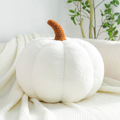 Simulated Pumpkin Plush Pillow 11 X 9.5 Inch 3D Cushion Shaped Pillow Cozy Fall Decorations Toy Pillows For Thanksgiving Christmas Bedroom Sofa Couch Supplies