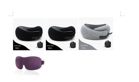 Travel Neck Pillow Cushion Durable U-Shaped Memory.