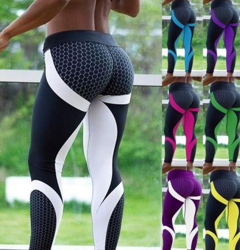 Yoga Fitness Leggings Women Pants Fitness Slim Tights Gym Running Sports