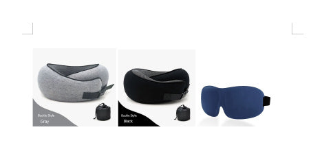 Travel Neck Pillow Cushion Durable U-Shaped Memory.