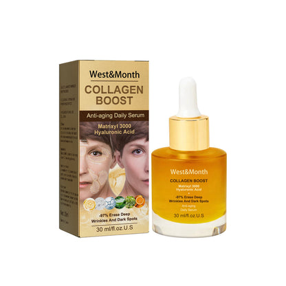 Collagen Anti-wrinkle Serum Lightens Spots Hydrates And Moisturizes