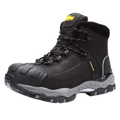 Rubber Top Steel Toe Shoes.