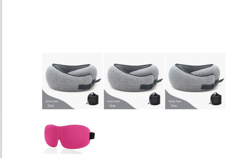 Travel Neck Pillow Cushion Durable U-Shaped Memory.